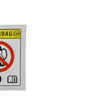 Etique Precaução do Airbag Lateral Honda
