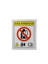 Etique Precaução do Airbag Lateral Honda