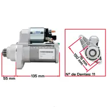 Motor Partida Gol Voyage Saveiro G5 G6 1.0 1.6 Até 2014