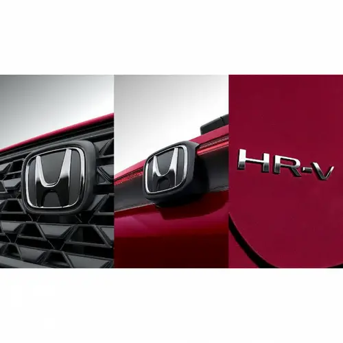 Logos e Emblemas Escurecidos do Honda New HR-V 2022 até 2026