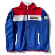 Jaqueta Honda Racing F1 Original 1986 Azul Com Zíper Tam G