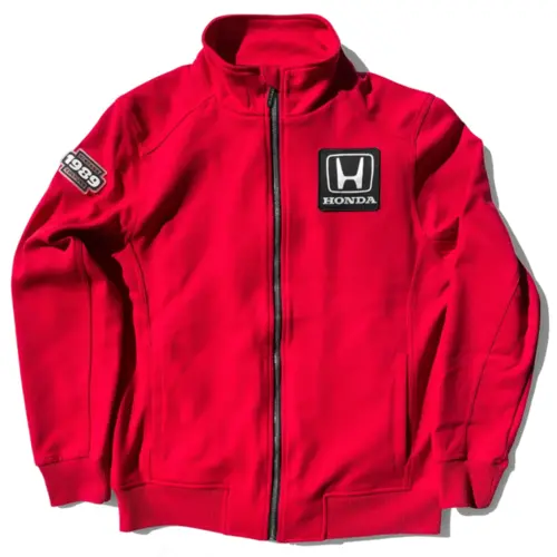 Jaqueta Honda Racing 1989 Grand Prix Original Zíper Vermelha Tam G