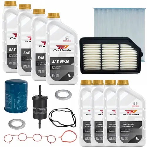 Kit Revisão de 80.000 Km do Honda Fit 2015 a 2021