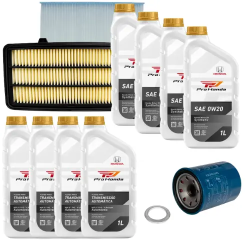 Kit Revisão de 40.000 Km do Honda Civic 2017 a 2021 Touring 1.5L Turbo