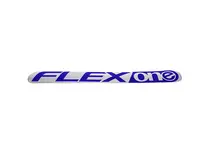 Emblema FLEX ONE Traseiro do Honda Civic 2014 e 2015
